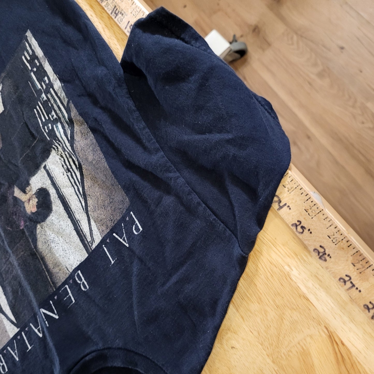 Pat Benatar Precious Time Black Band T-shirt Small Vintage Cotton