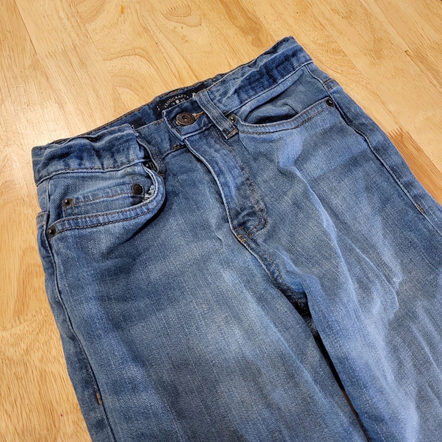 Lucky Brand Classic Straight Adjustable Waist Medium Wash Jeans Size 8