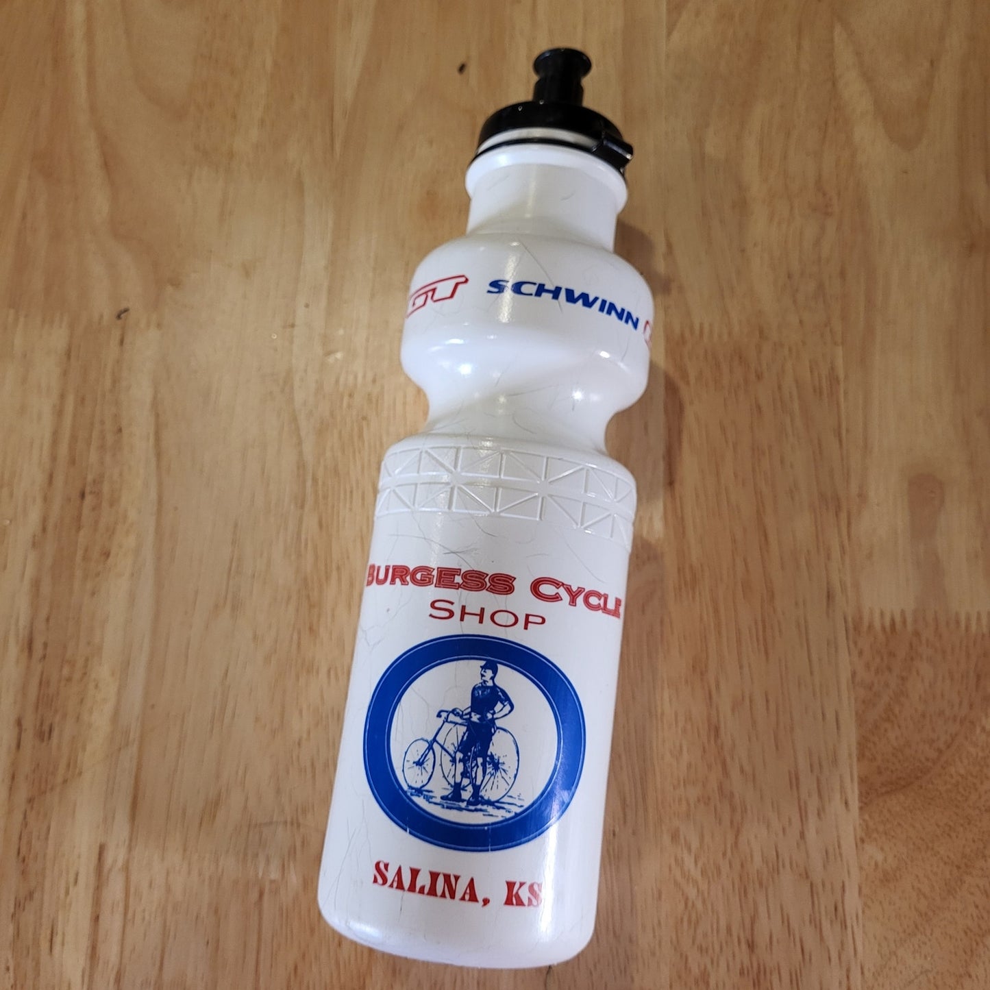 Burgess Cycle Shop Salina, KS Schwinn GT Vintage Squirt Water Bottle