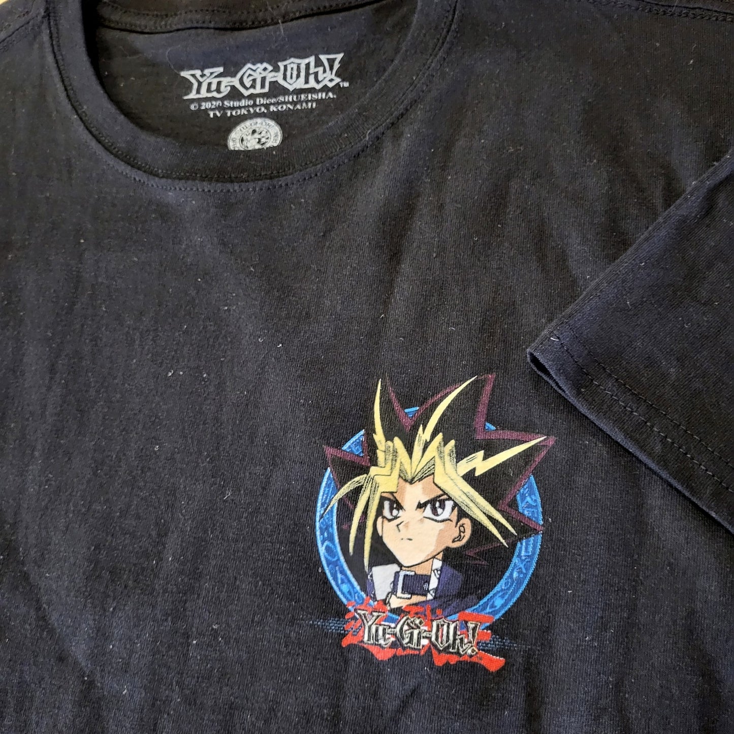 Yu-Gi-Oh Black New Without Tag M 2020 Cotton Jersey Tshirt