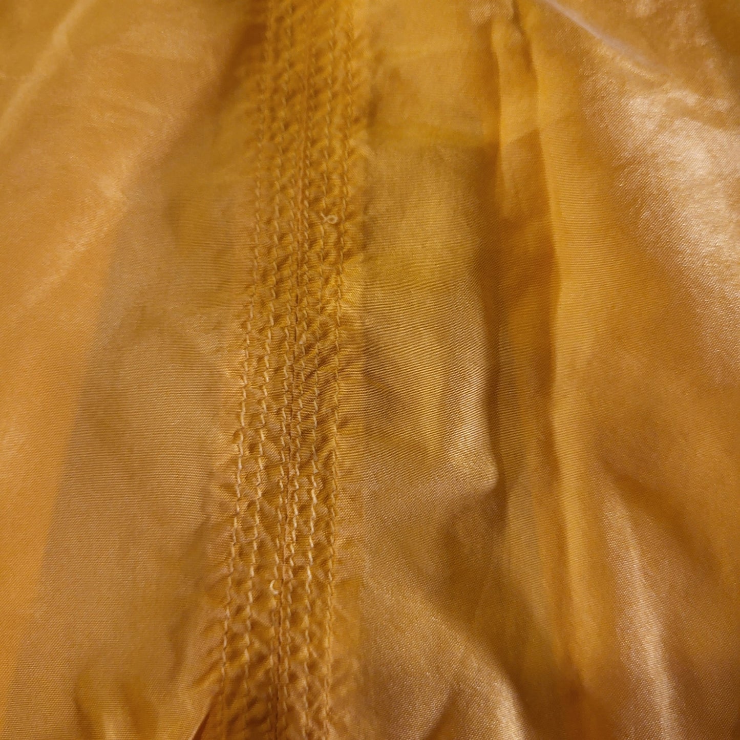 Vintage Louise Paris Mustard Yellow 100% Silk Collared Button Down Small