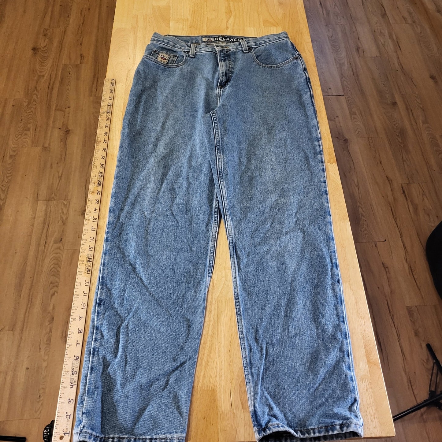Cruel Girl 90's Y2K Relaxed Medium Wash Straight Leg 32" Waist SZ15