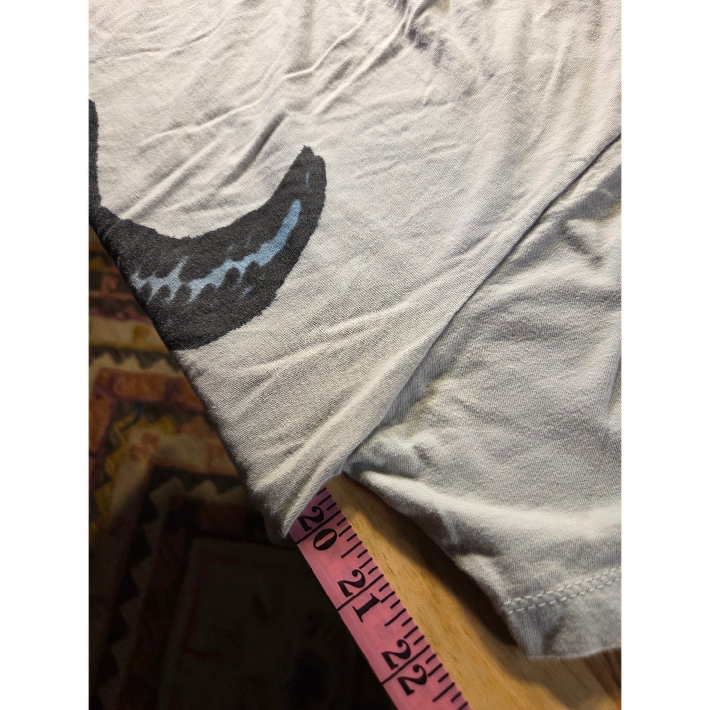 Kid Dangerous Grime Couture Bull Skull T-Shirt L 20" P2P