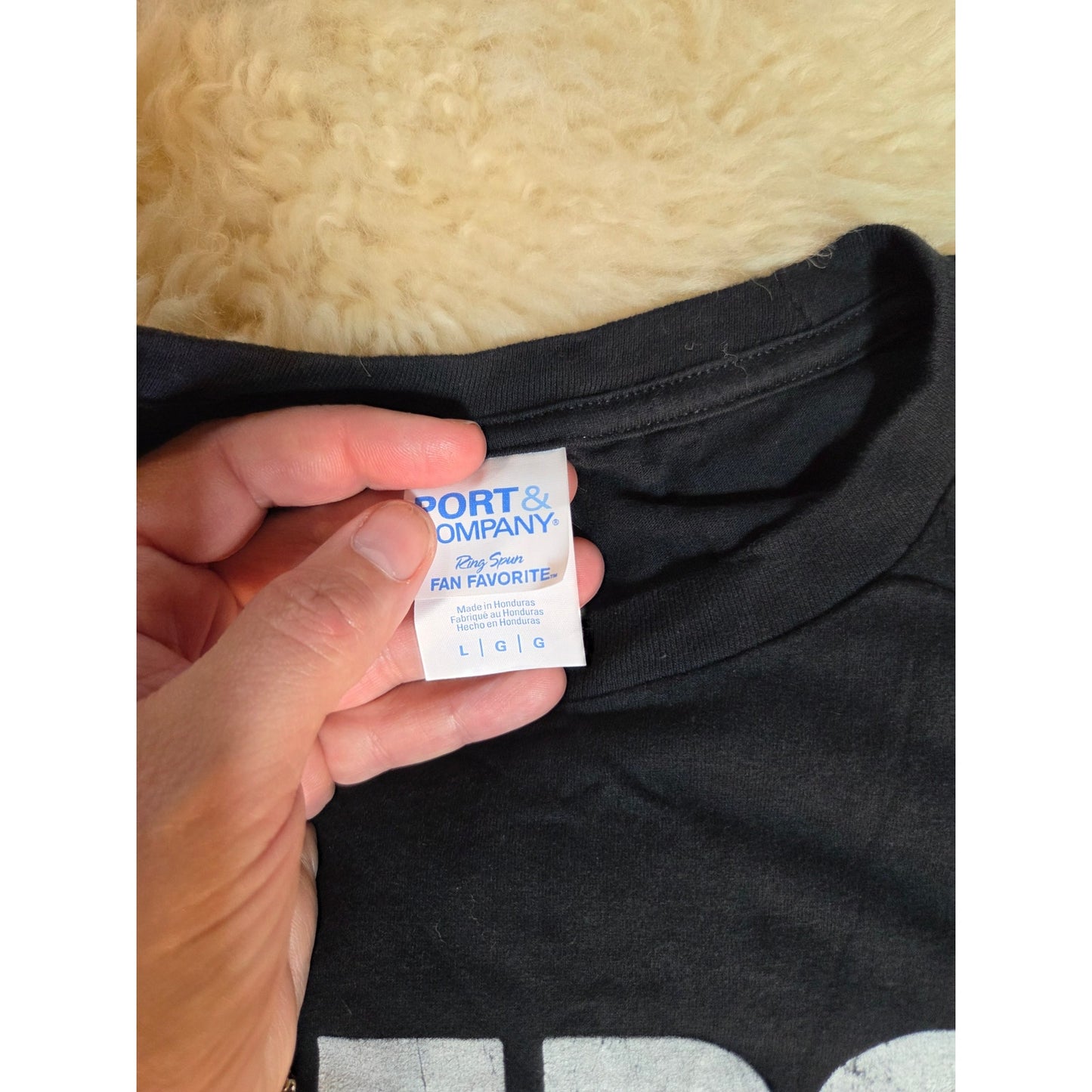 Zero Flux Given Welding Graphic T-shirt Black Jersey Size Large