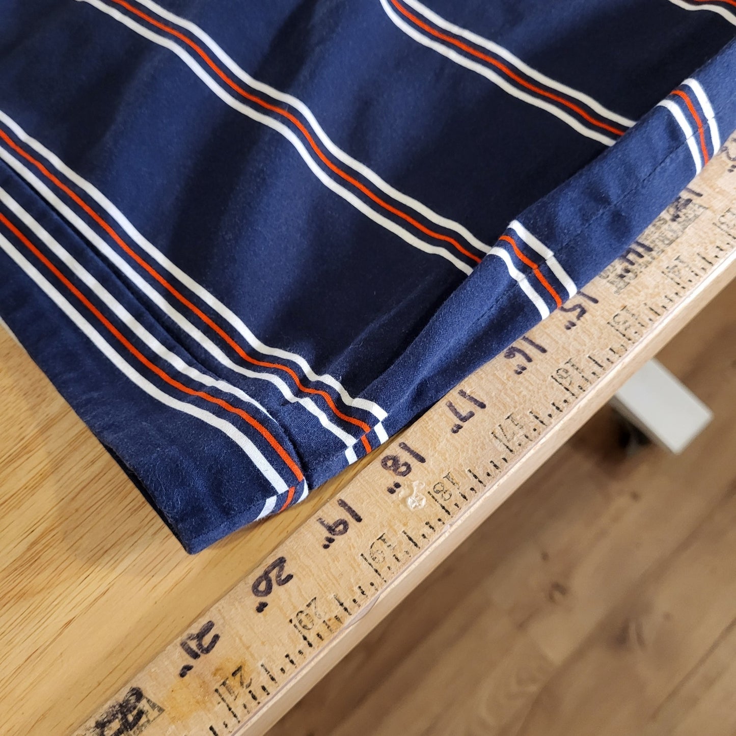 J.Crew The Pencil Skirt Red White Blue Stripes Cotton Size 6