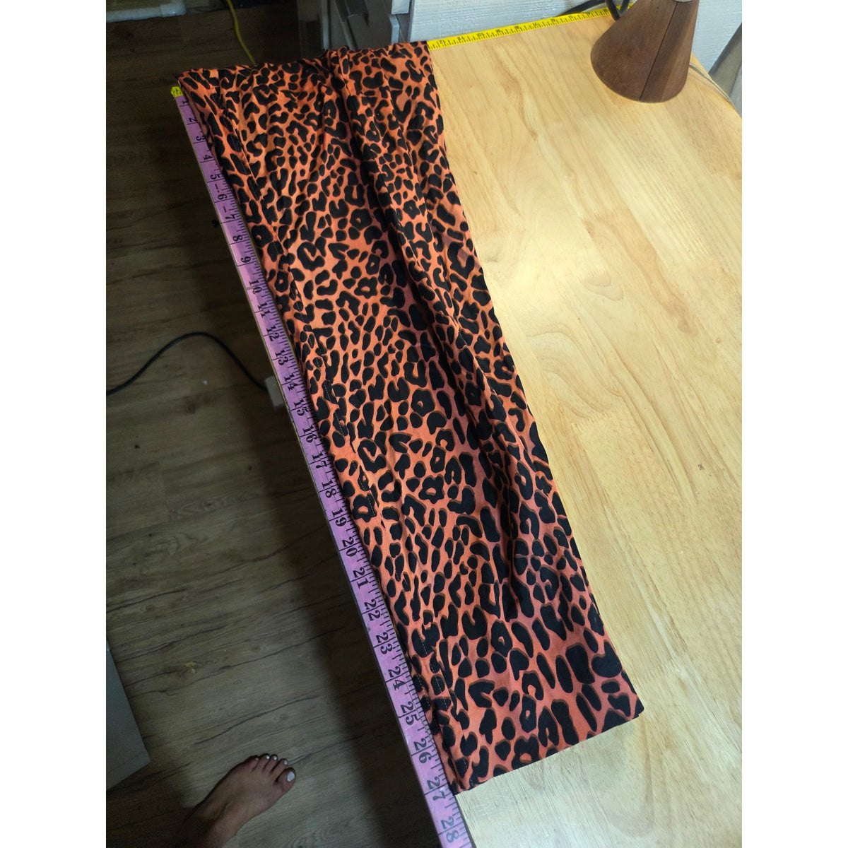 Scotch & Soda Maison Scotch L'Amour Tous jour orange tone animal print pant 28"