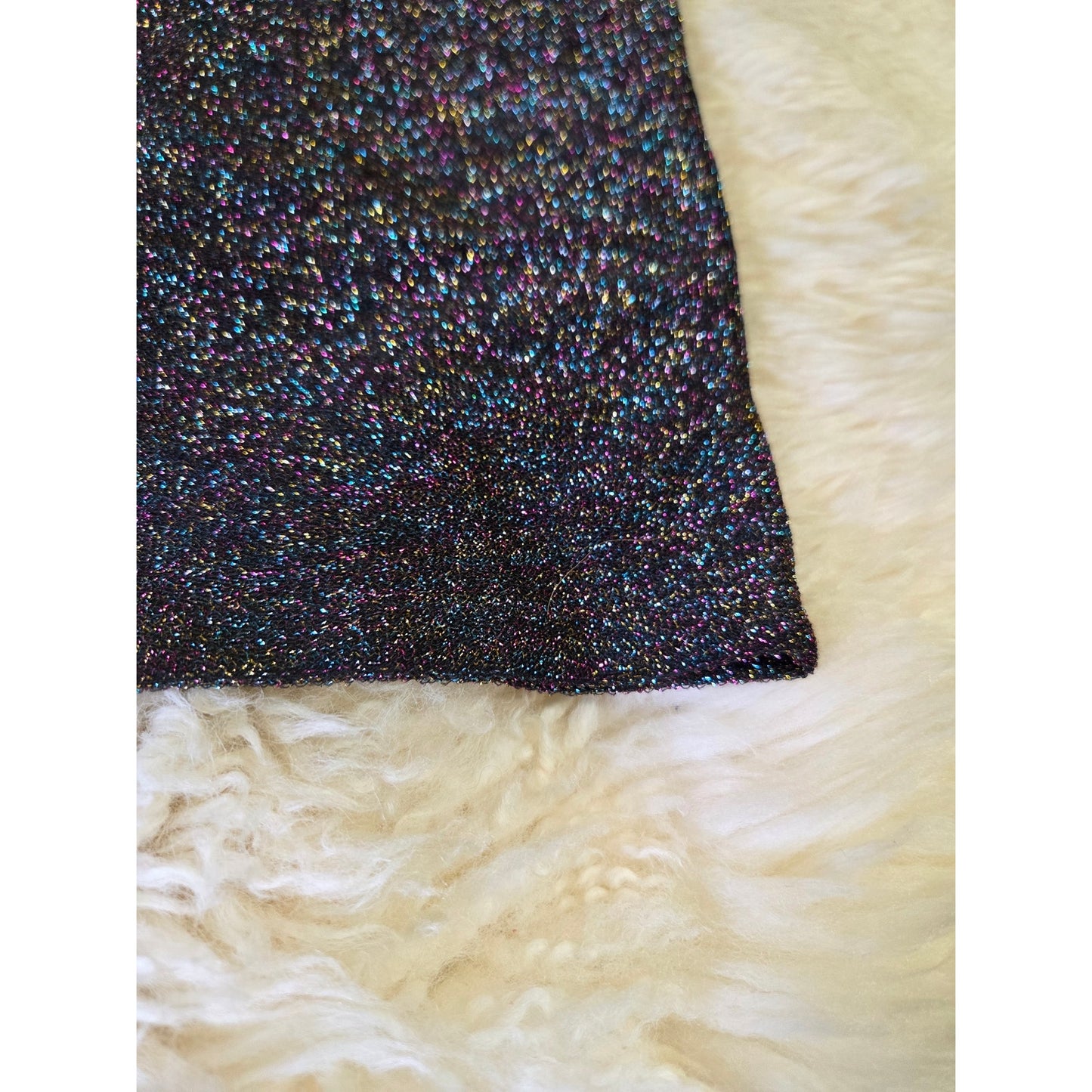 Forever 21 Iridescent Metallic Bodycon Dress Sleeveless Medium