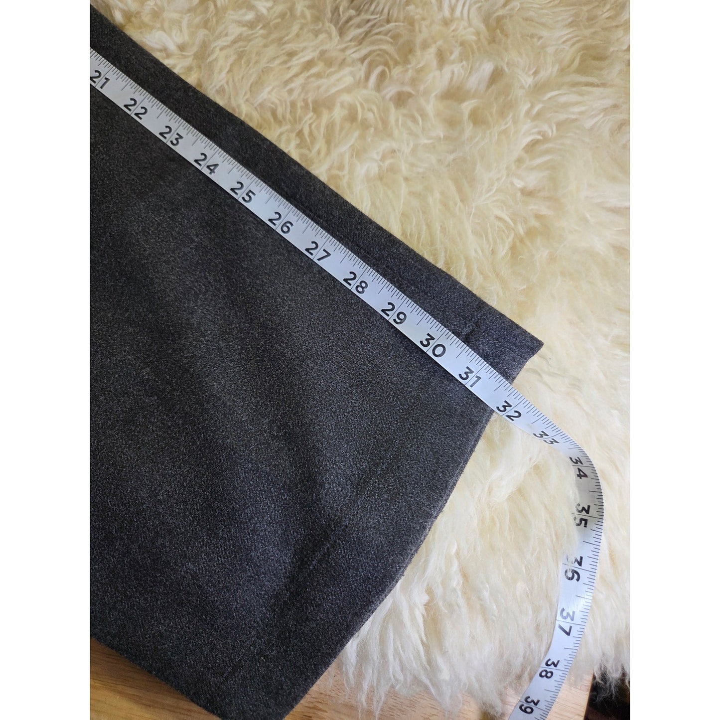 Gap 33/32 Recycled Wool Gray Men's Trousers Pockets