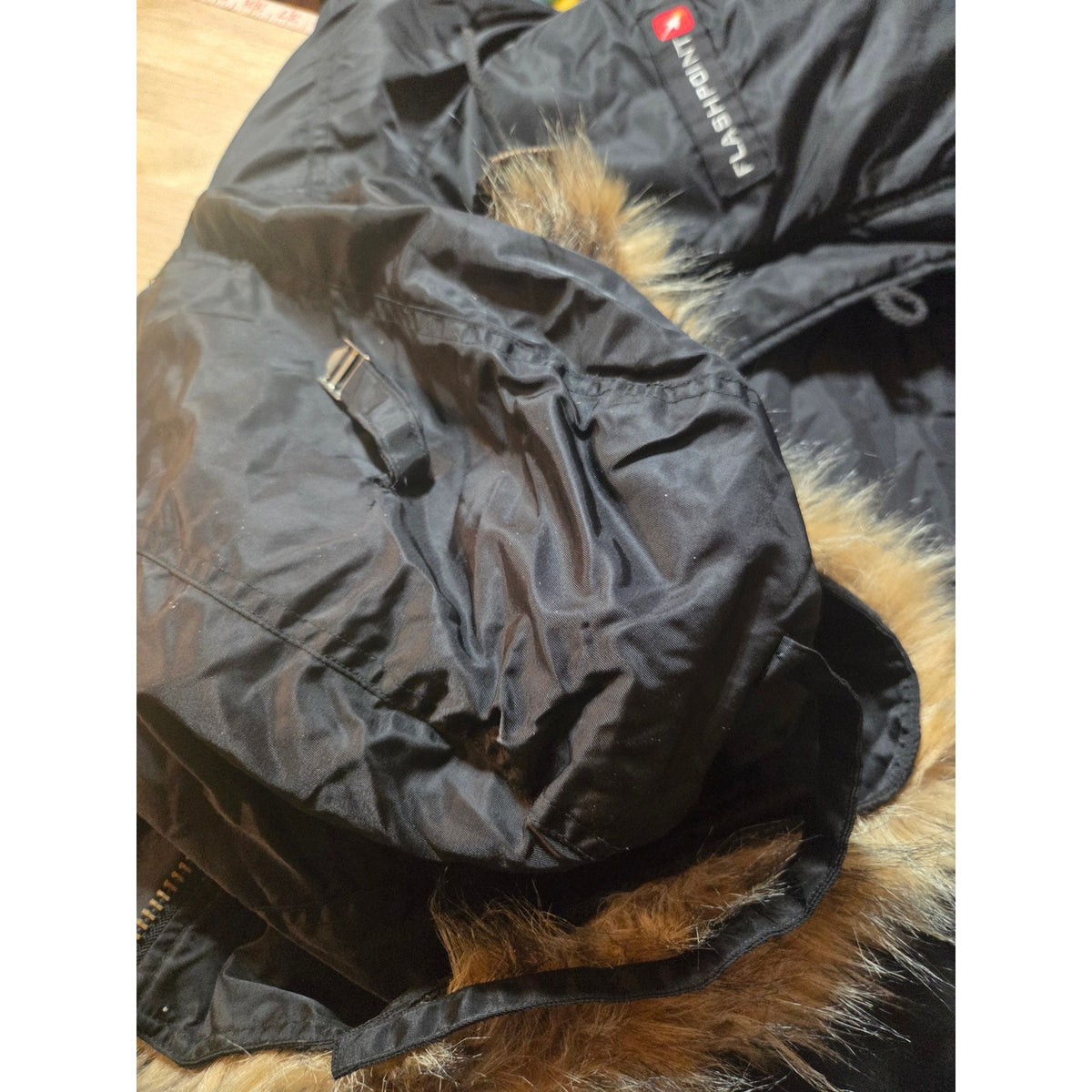 Flashpoint media Atlanta black extreme temperature Parker fur lined Hood black