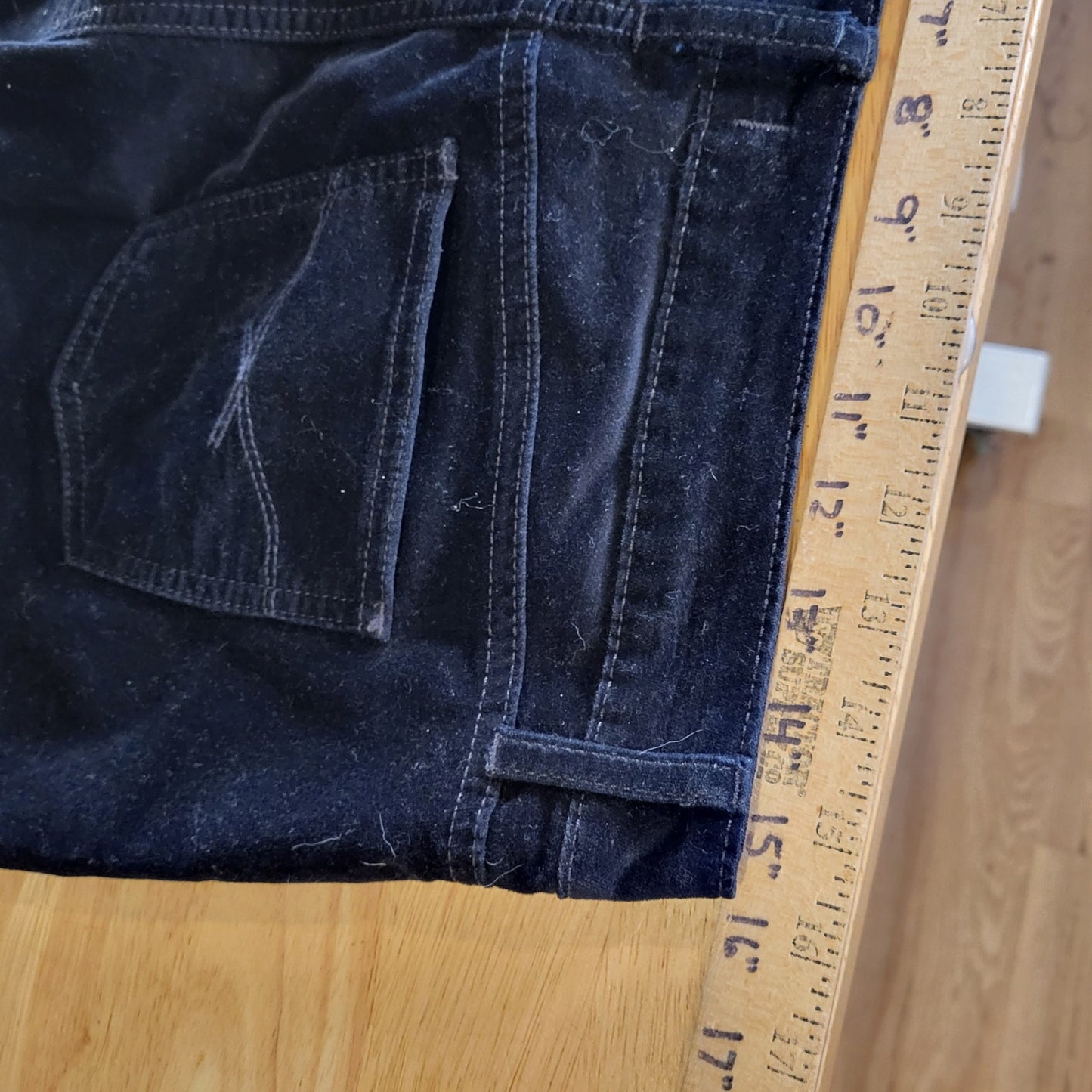 Gap 1969 30/10r Black Straight Leg Jeans Cotton Blend 9" Rise 31"Inseam