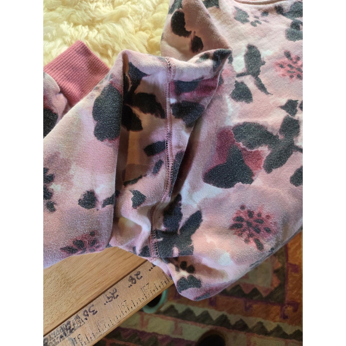 Dip Sustainable Two Piece Sweat short Ling Sleeve Tie Dye Pink Terrycloth XXL