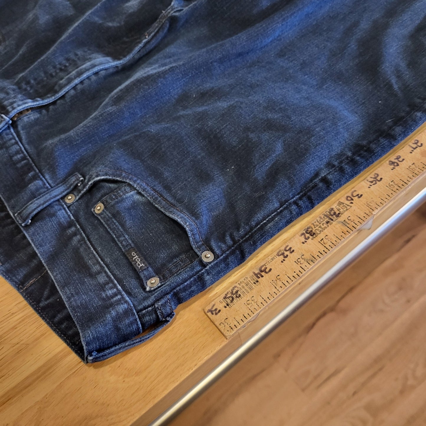 Polo Ralph Lauren The Varick Slim Straight 42X30 Medium Dark Wash Jeans