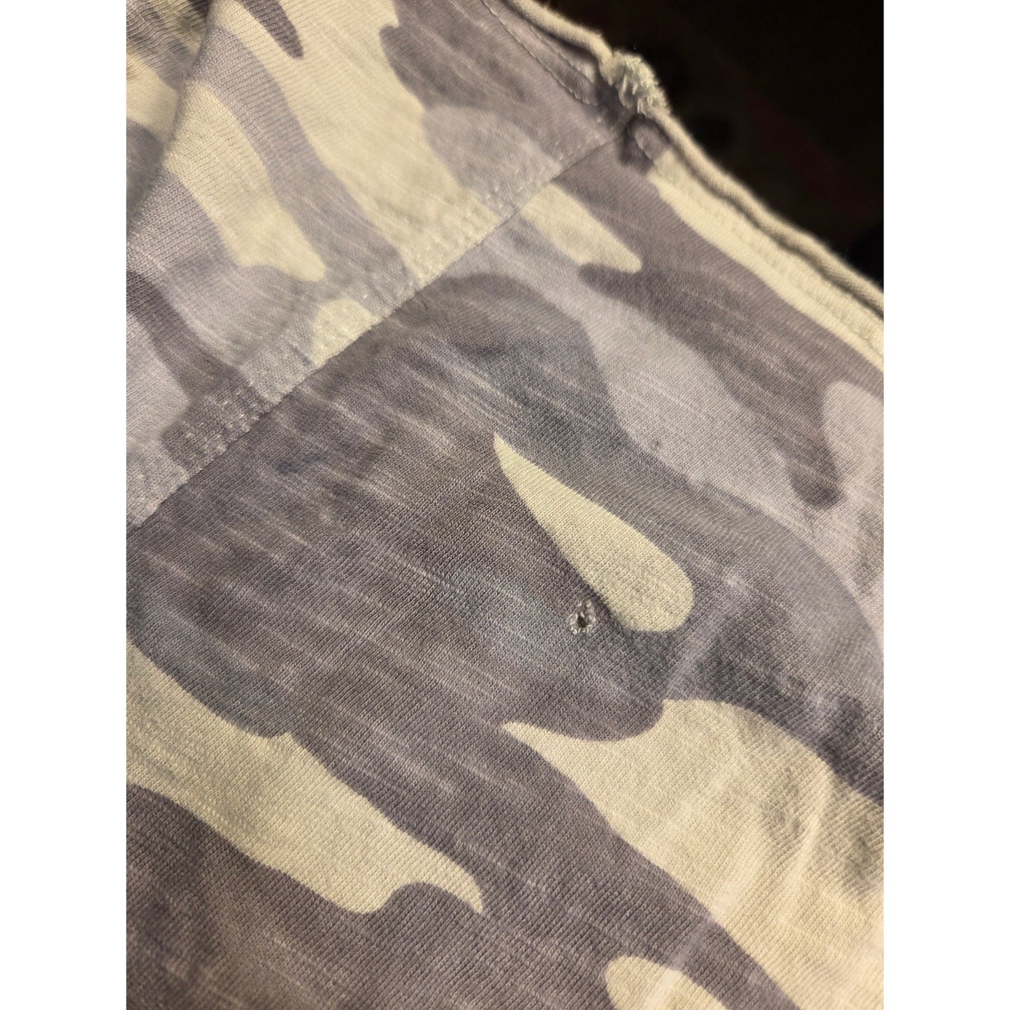 Z Supply Jersey camouflage t-shirt dress v-neck sleeveless green khaki medium