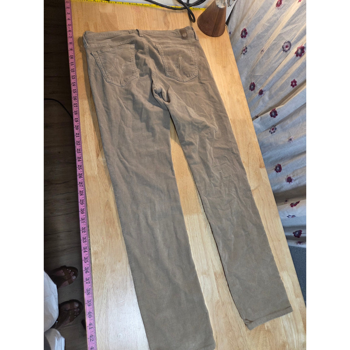 Adriana gold shmead the Stevie straight Brown khaki corduroy pants size 32