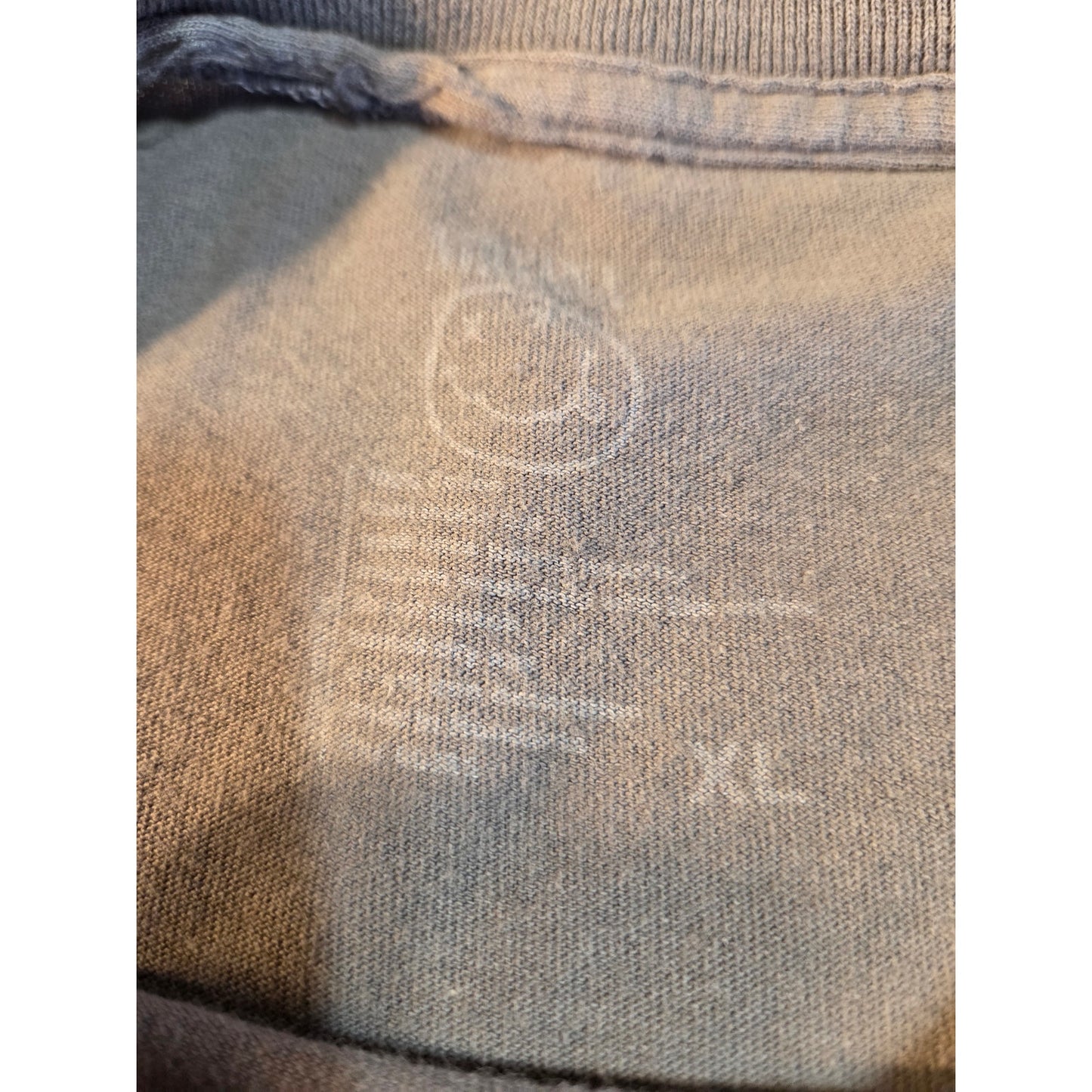 Nirvana Smiley Face T-shirt Gray 100% cotton extra large t-shirt