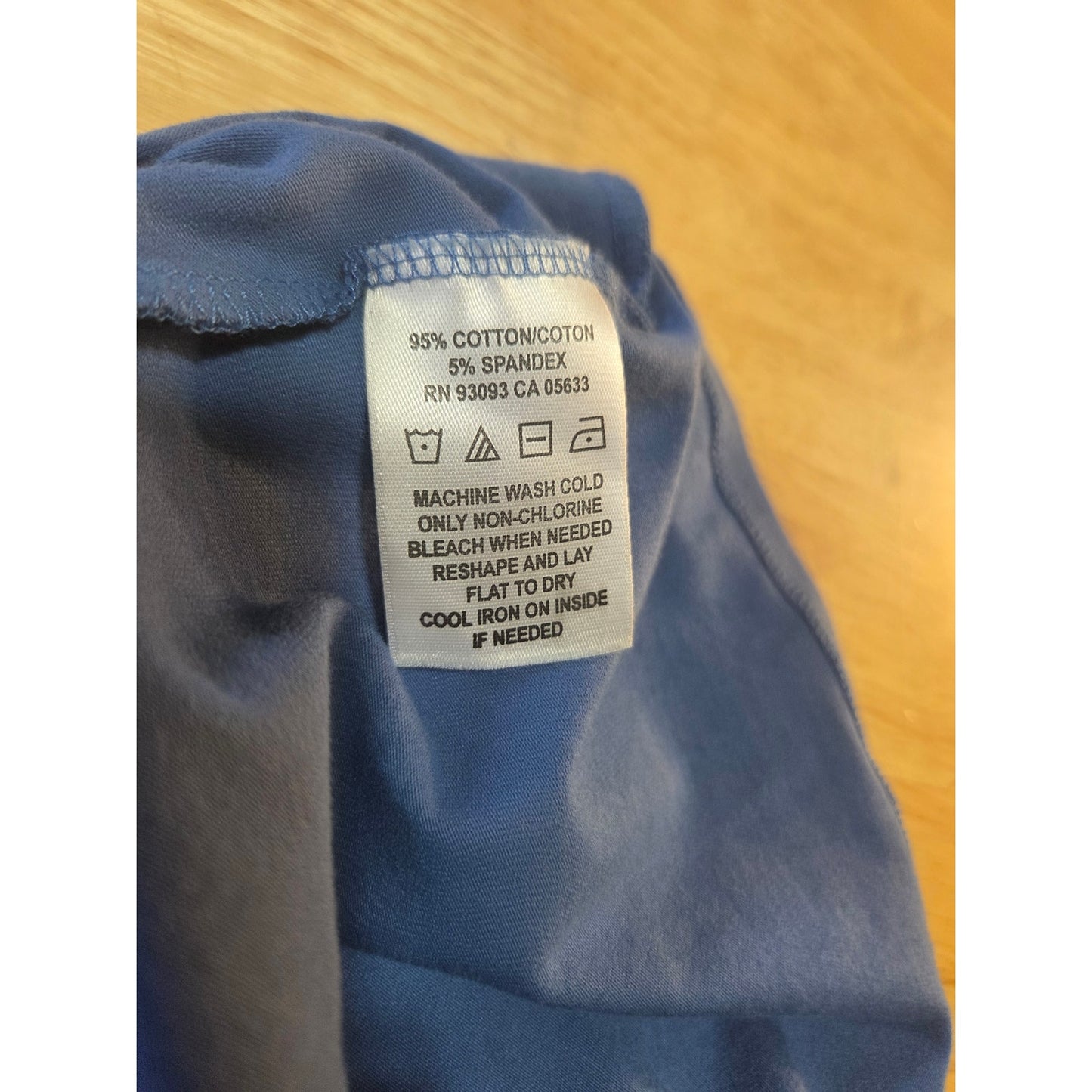 Nic + Zoe blue cotton tank top stretch extra small
