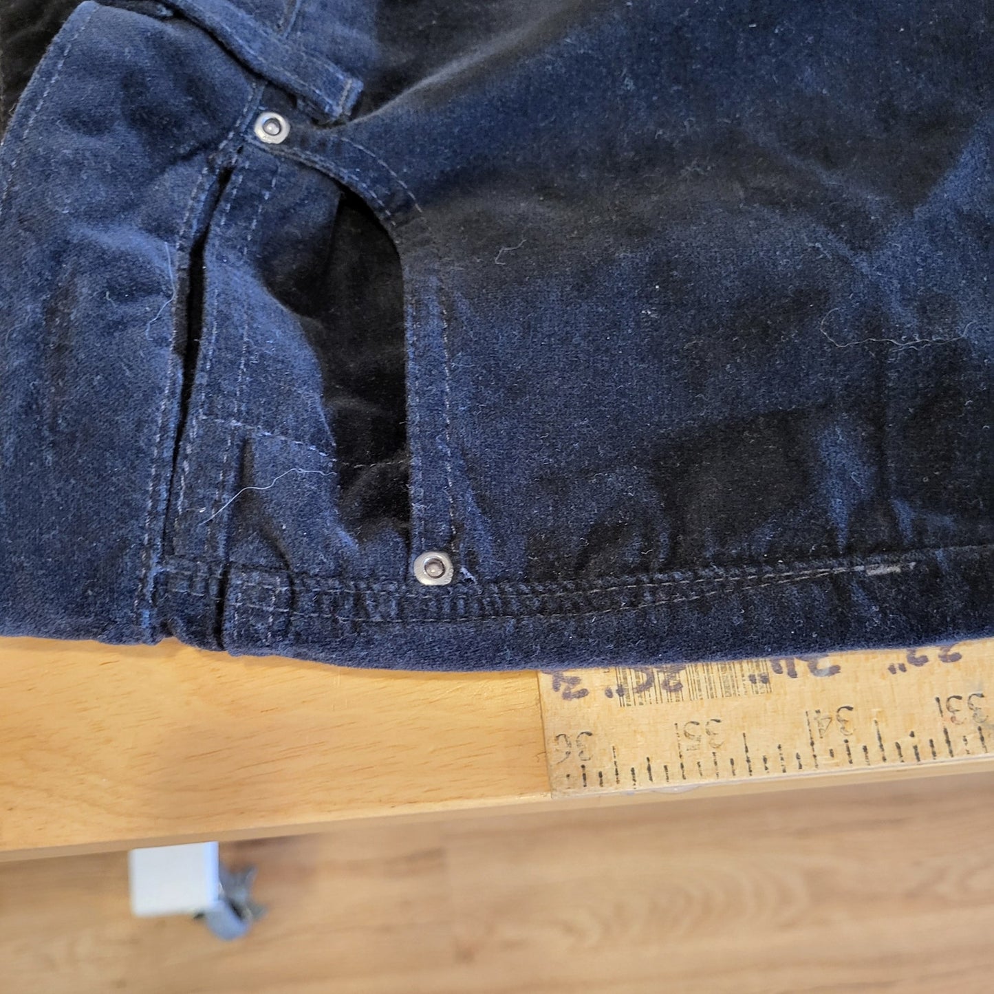 Gap 1969 30/10r Black Straight Leg Jeans Cotton Blend 9" Rise 31"Inseam