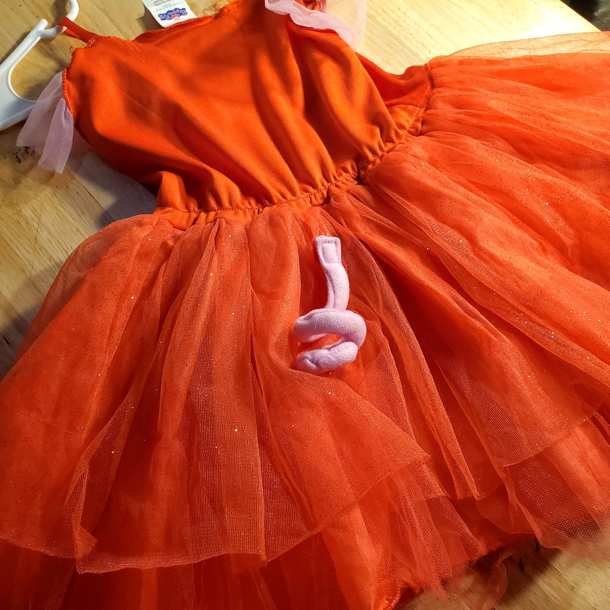 Peppa Pig 3T 4T costume with tutu and tail slight damage