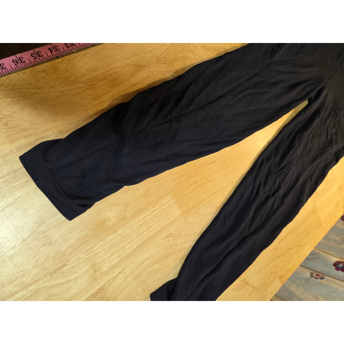 Vince size medium navy blue leggings piping detail Jersey cotton med waistband