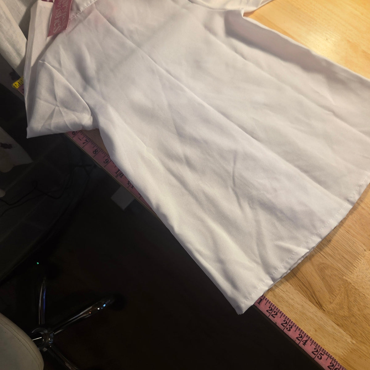 NWT kids white chef jacket 14 in pit to pit cook Kitchen costume