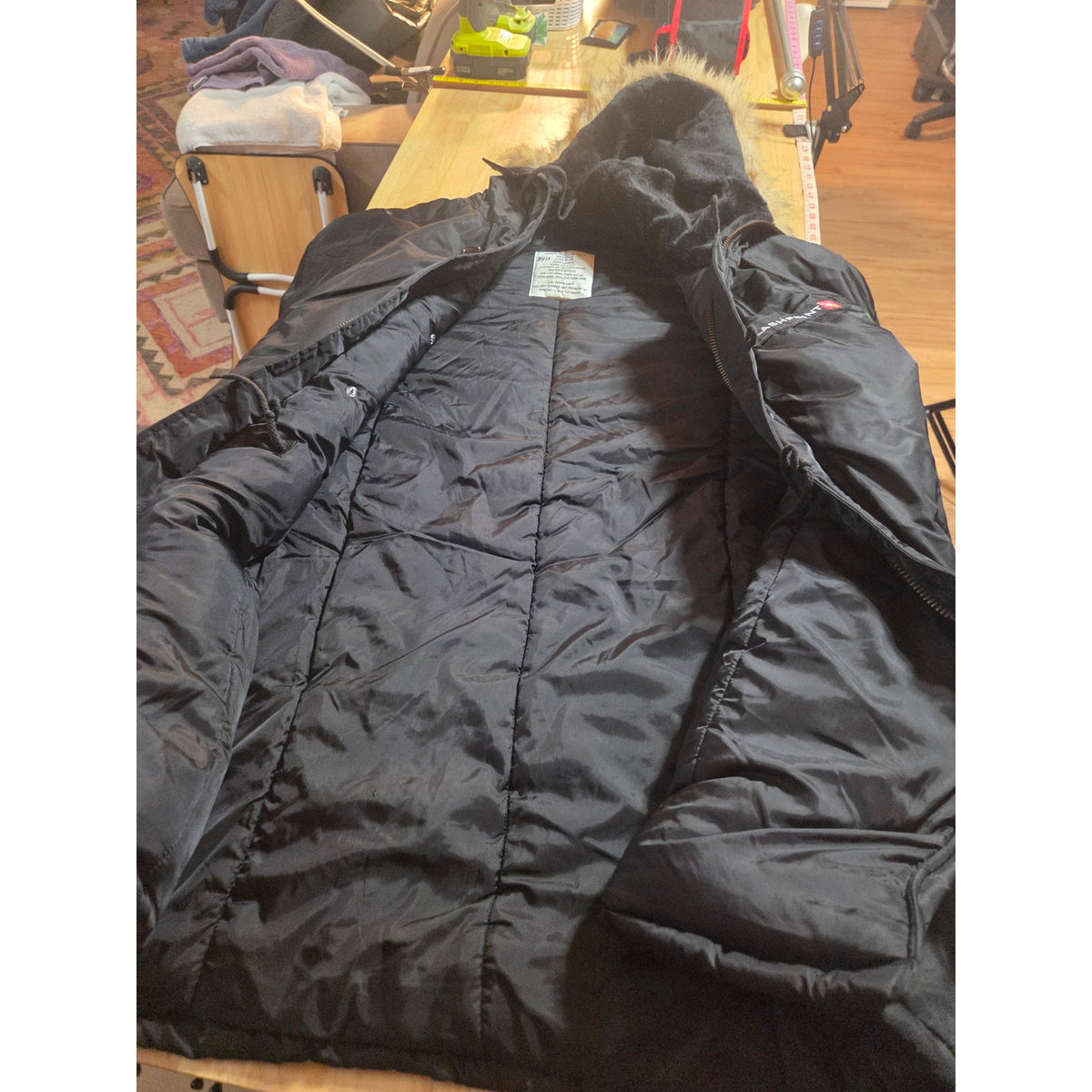 Flashpoint media Atlanta black extreme temperature Parker fur lined Hood black
