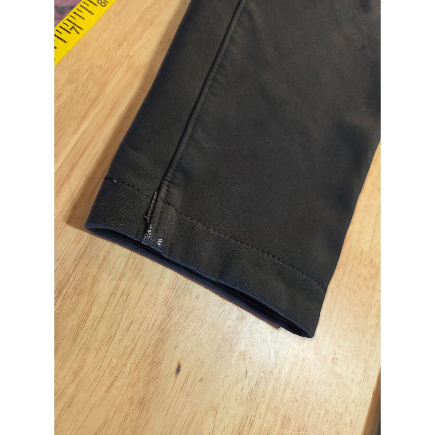Black North Face jackets missing straps on sleeves but good condition LRG