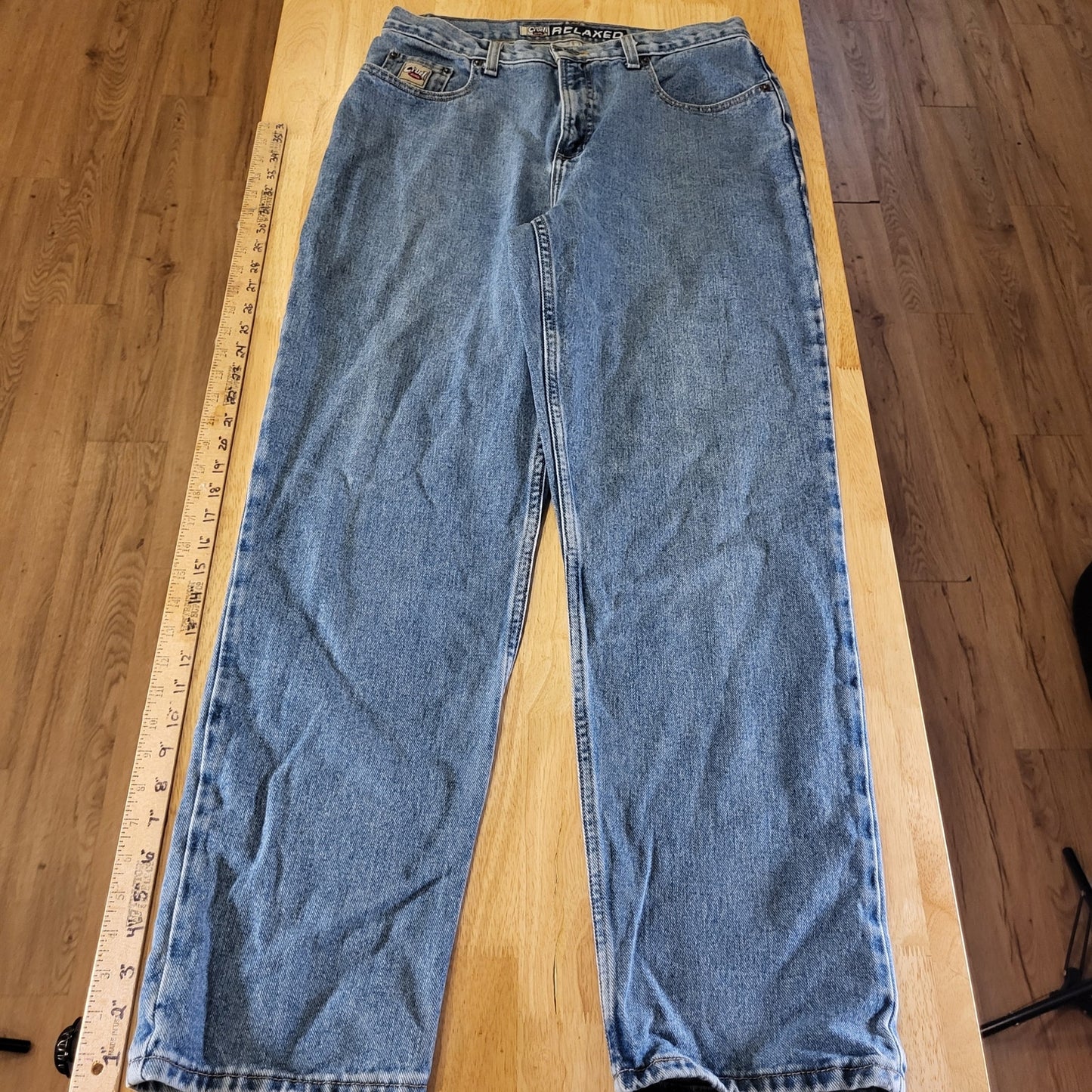Cruel Girl 90's Y2K Relaxed Medium Wash Straight Leg 32" Waist SZ15