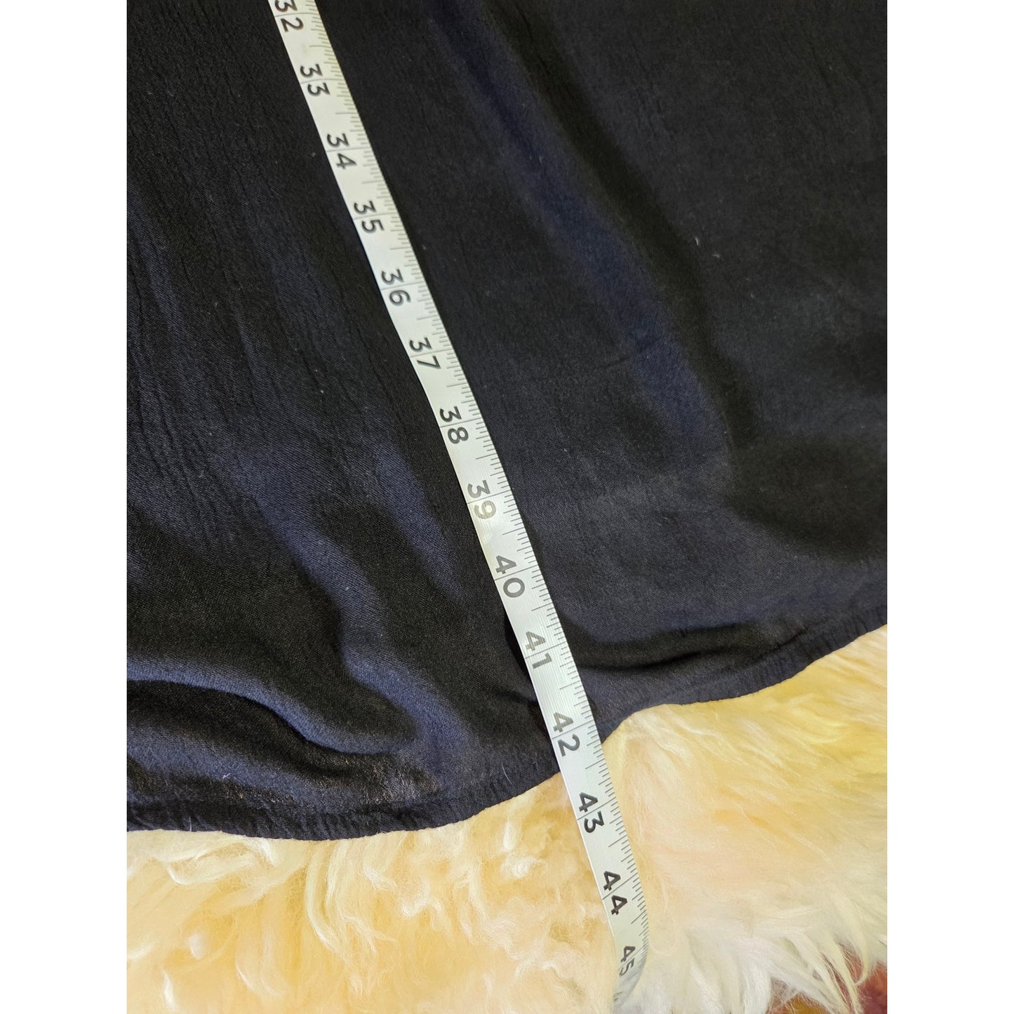 Maurice's Black Spaghetti Strap Dress Silver Studded Neckline Midi Large