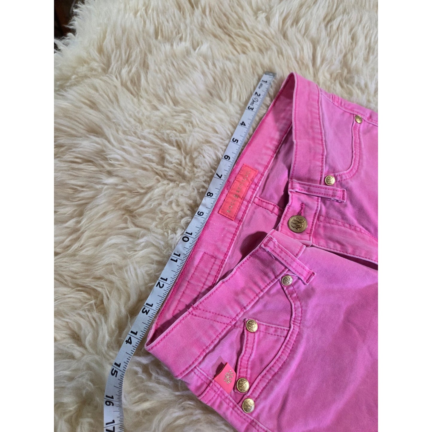 Rock & Republic Pink Skinny Jeans 28" Waist Slim Fit