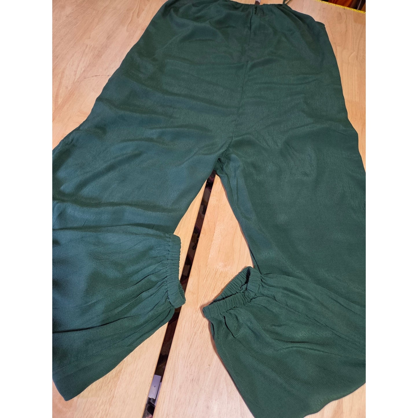Urban Outfitters Forest Green Adjustable Spaghetti Strap Pants Jumpsuit Large