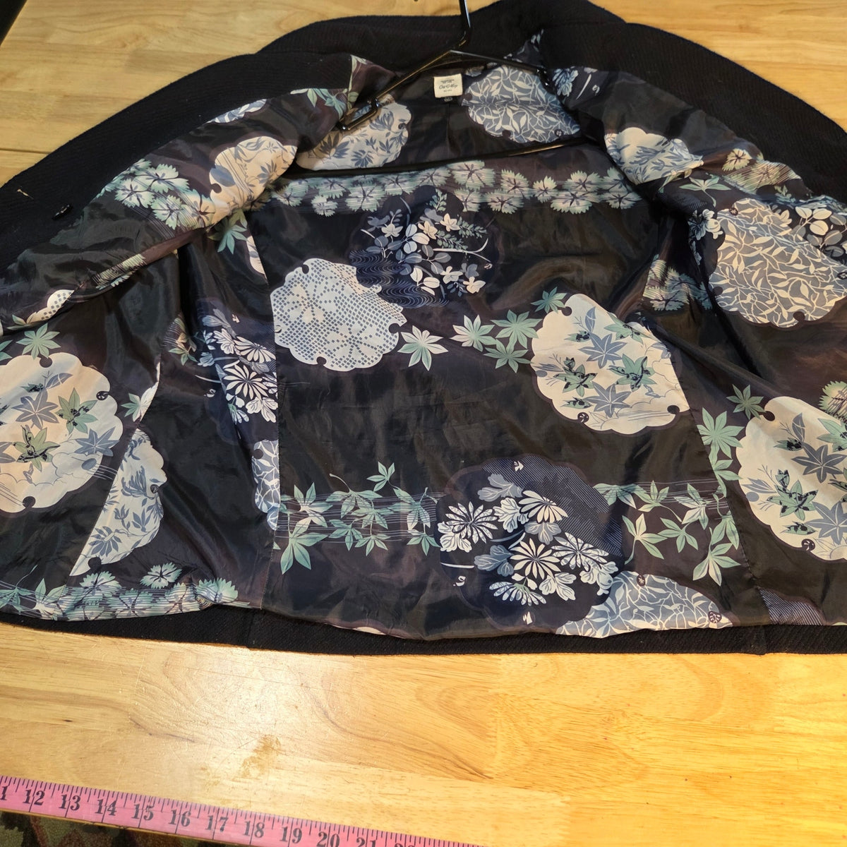 Old Navy xxl recycled wool blend peacoat black big buttons classic style