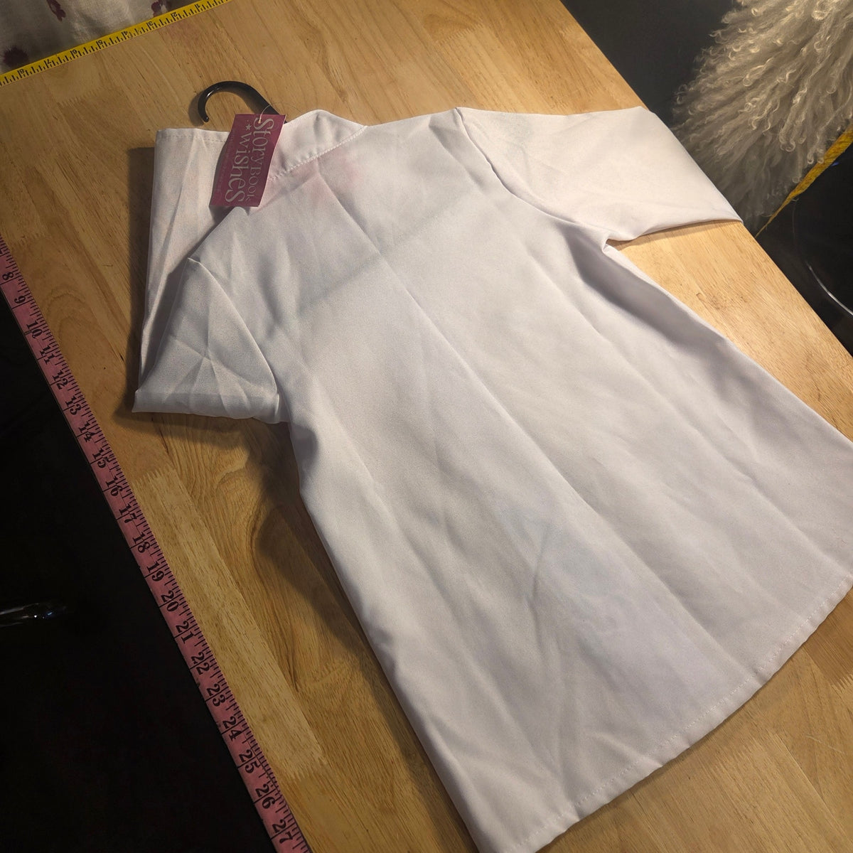 NWT kids white chef jacket 14 in pit to pit cook Kitchen costume