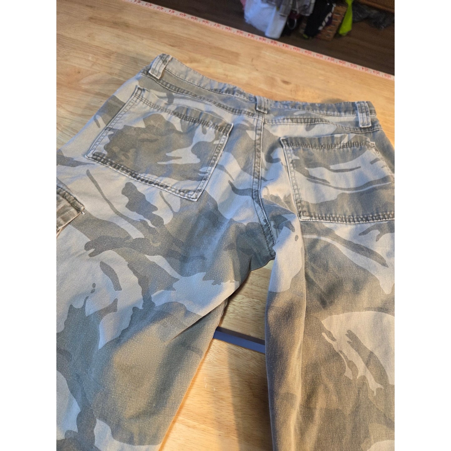 32x34 cargo camouflage pants green army fatigues