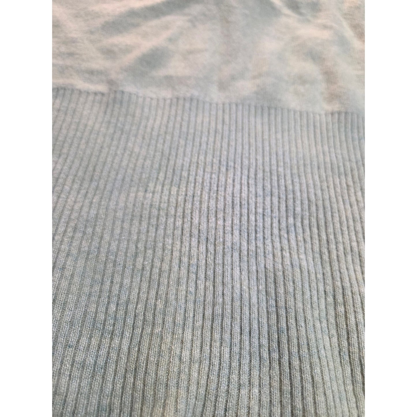 Plenty wool cashmere Angora blend knit tank sweater beaded pastel green medium