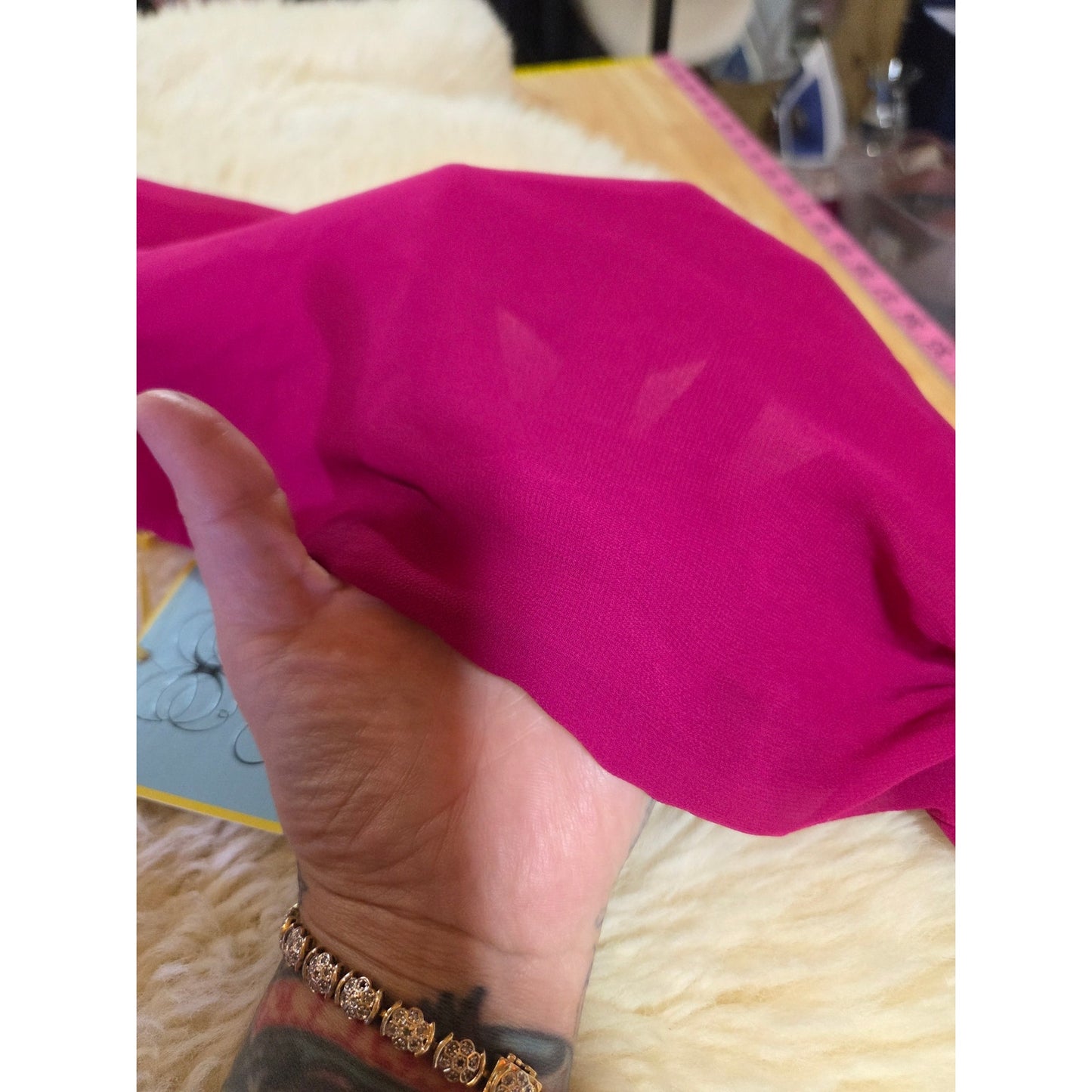 NWT Cece Pink fuchsia magenta sweater dress rhinestone Peter Pan collar