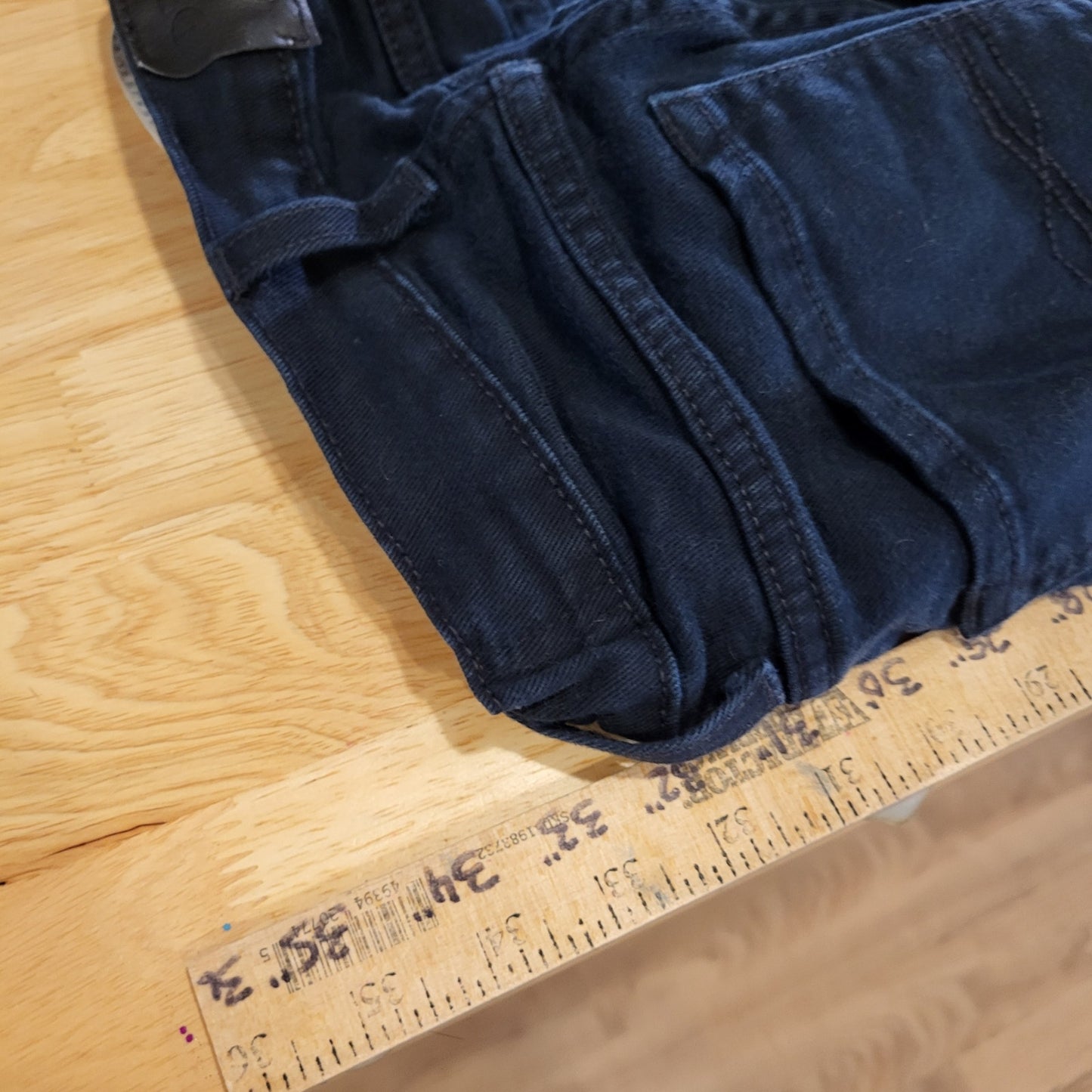 Levi's Denizen 216 Skinny Fit Black Kids Size 12 Adjustable Waist Jeans