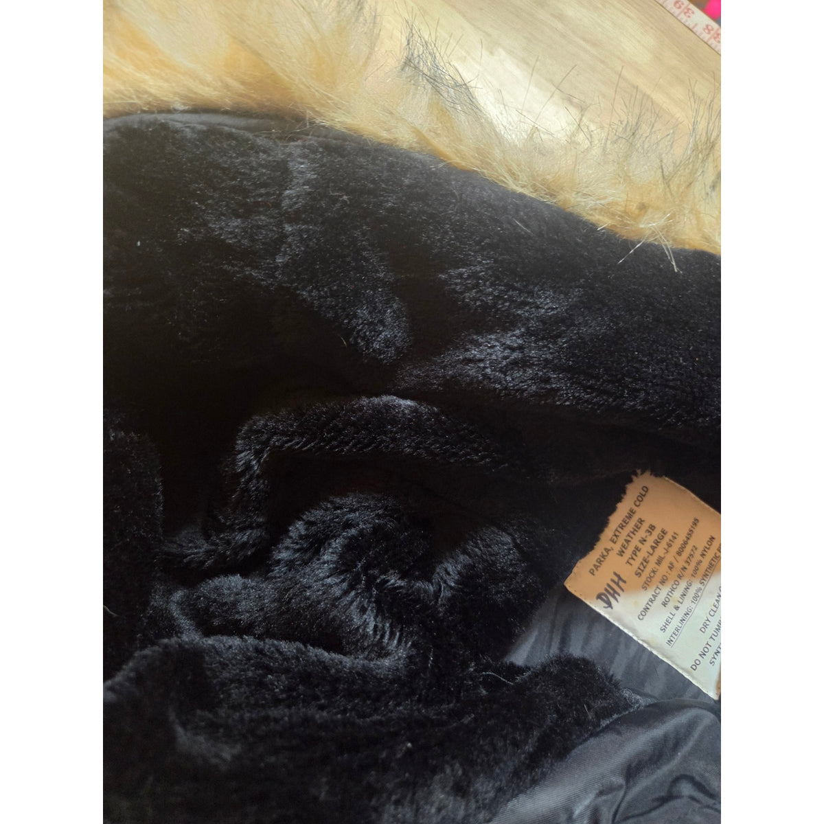 Flashpoint media Atlanta black extreme temperature Parker fur lined Hood black