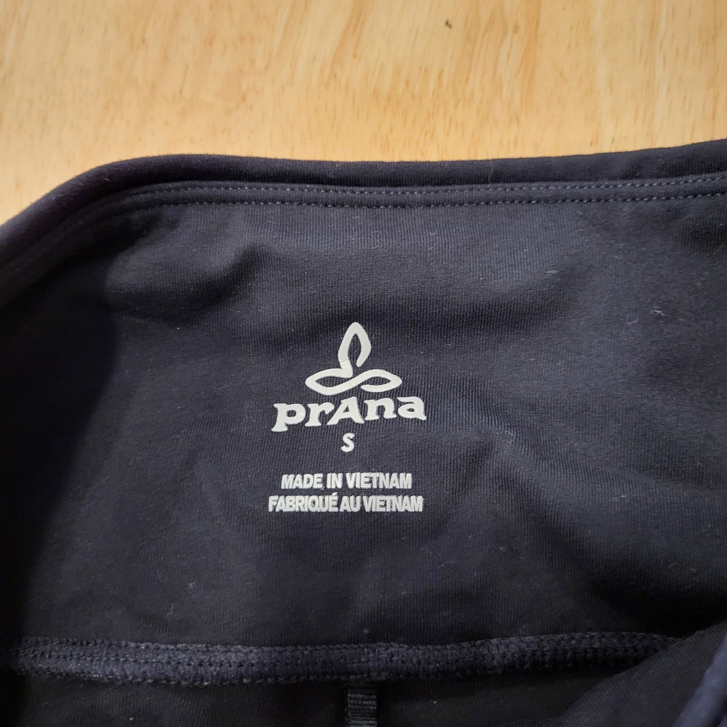 Prana Black Leggings Size Small 24" Waist 19" Inseam 26" Long