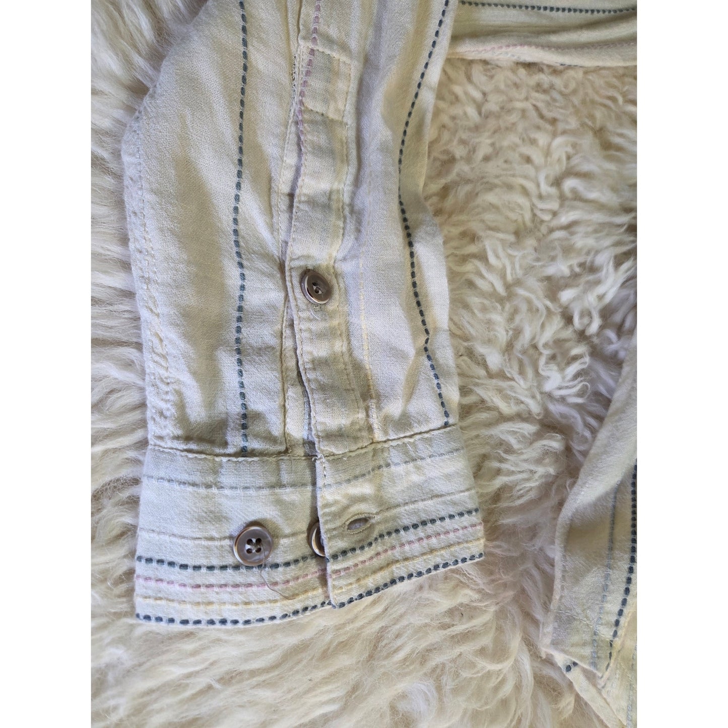 Gramicci Collared Button Down Pearl Snap Embroidered Western Shirt XS