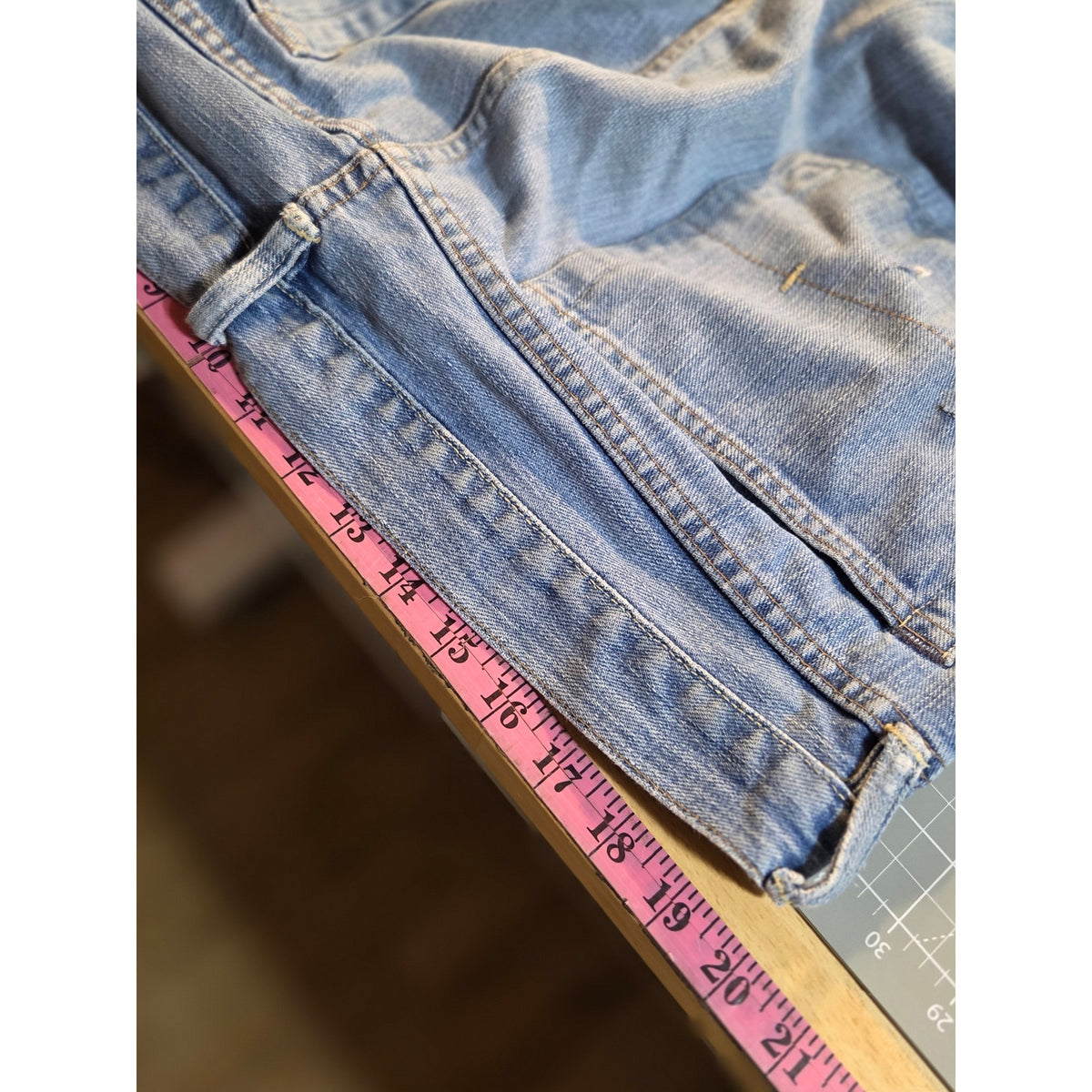 Polo Ralph Lauren classic fit 867 light wash heavily worn 40 100% cotton