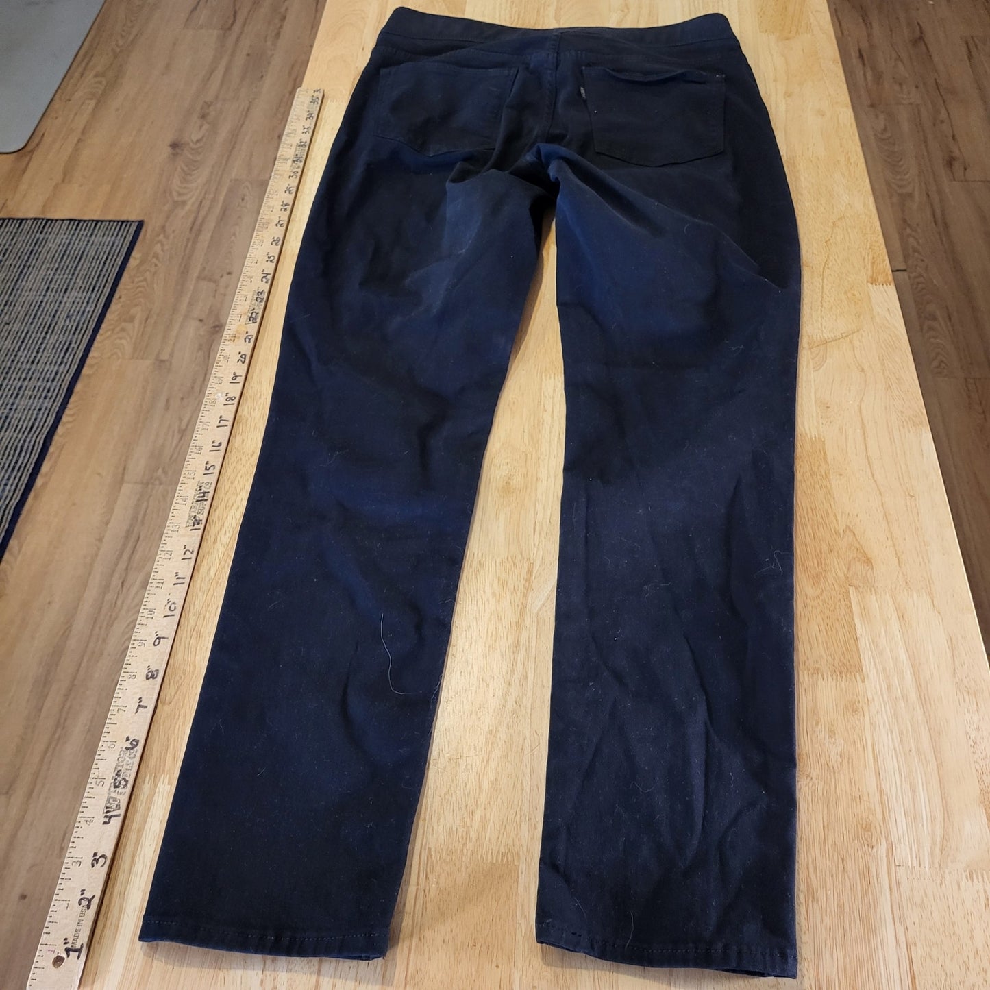Levi's Black Jeggings Size 10 29" Inseam 32" Waist 13" Rise