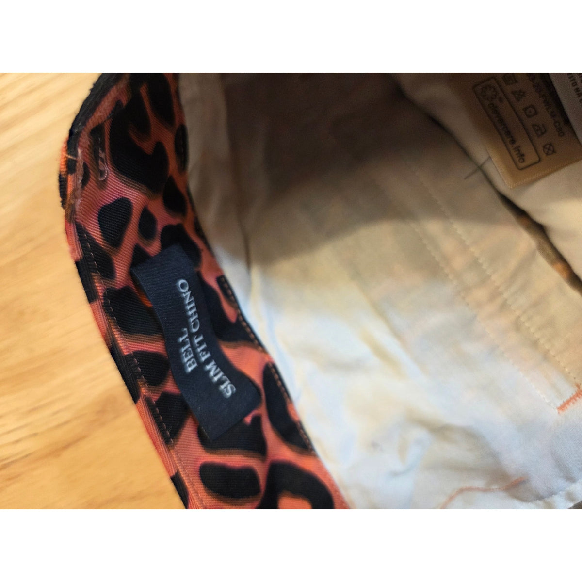 Scotch & Soda Maison Scotch L'Amour Tous jour orange tone animal print pant 28"