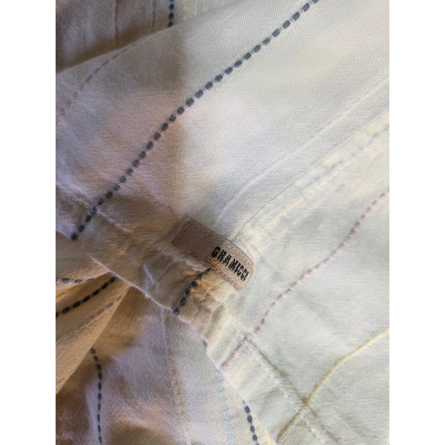 Gramicci Collared Button Down Pearl Snap Embroidered Western Shirt XS
