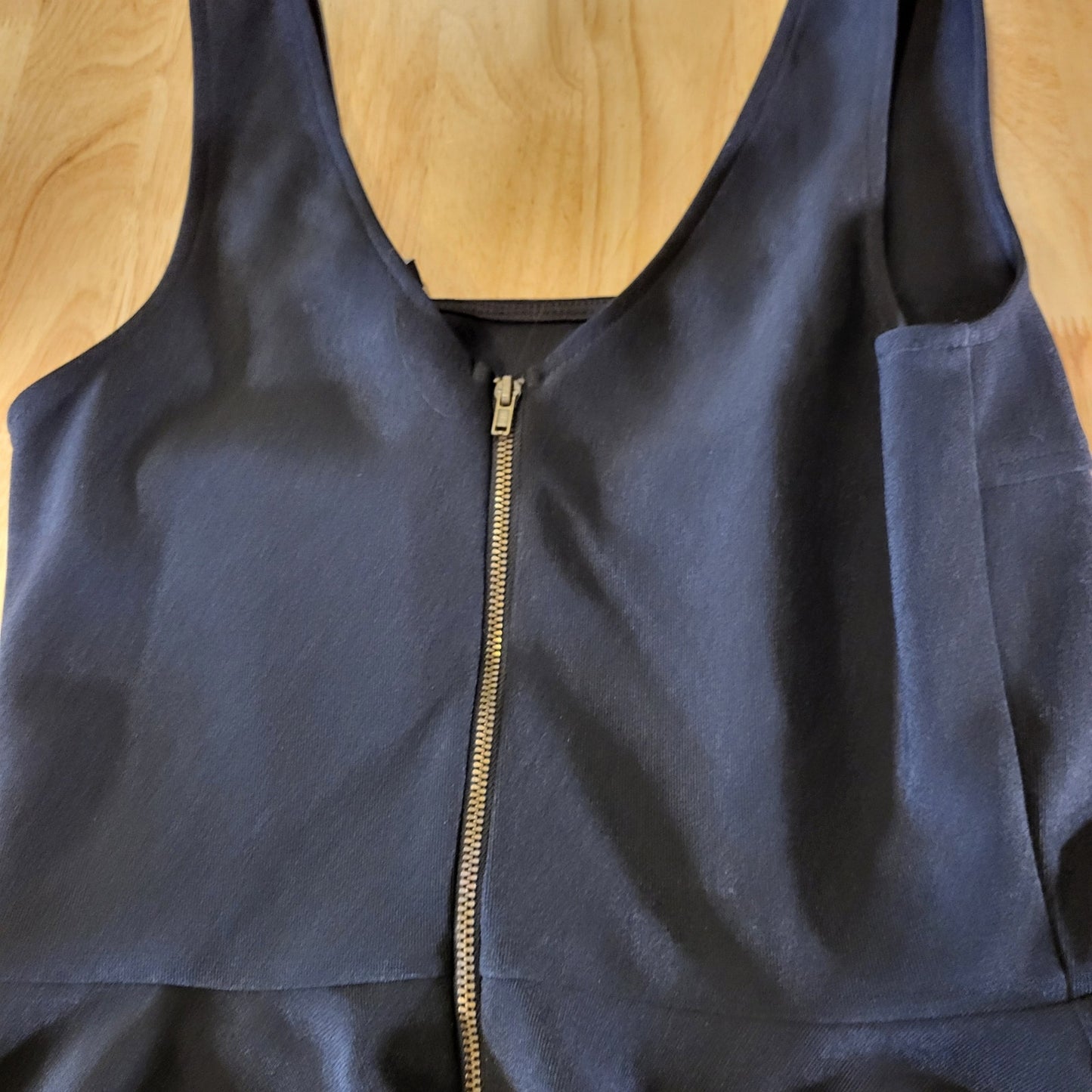 Lulu's Little Black Dress Sleeveless Skater Mini 26" Waist 30" Bust Zipper