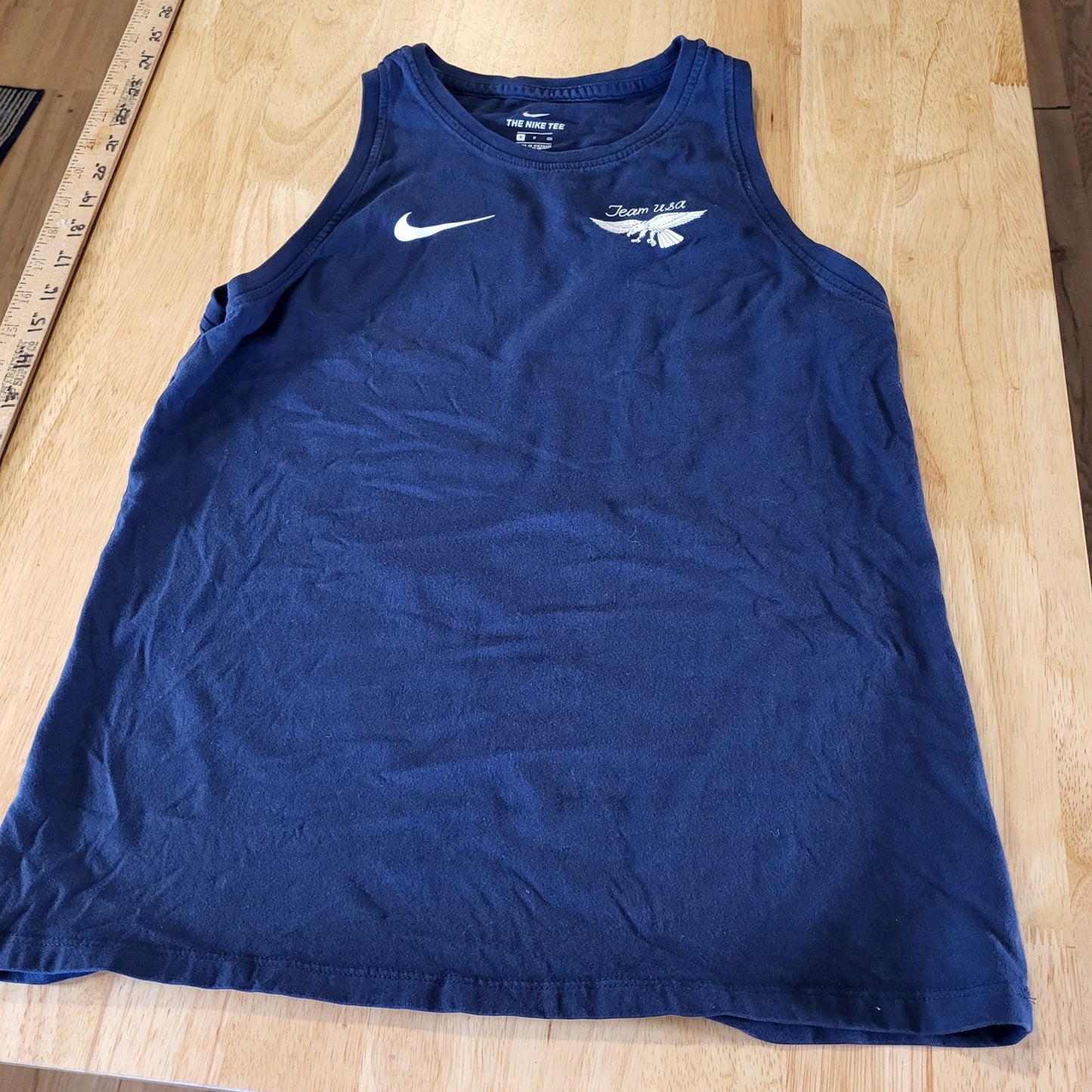 Nike Navy Blue Tank Eagle USA Small