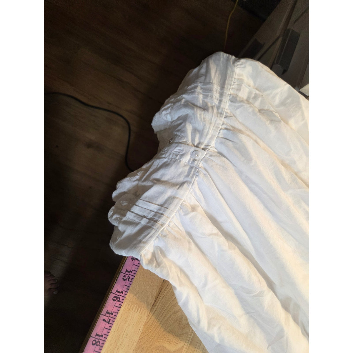 Blush size medium cotton sundress line skirt sleeveless button front princess