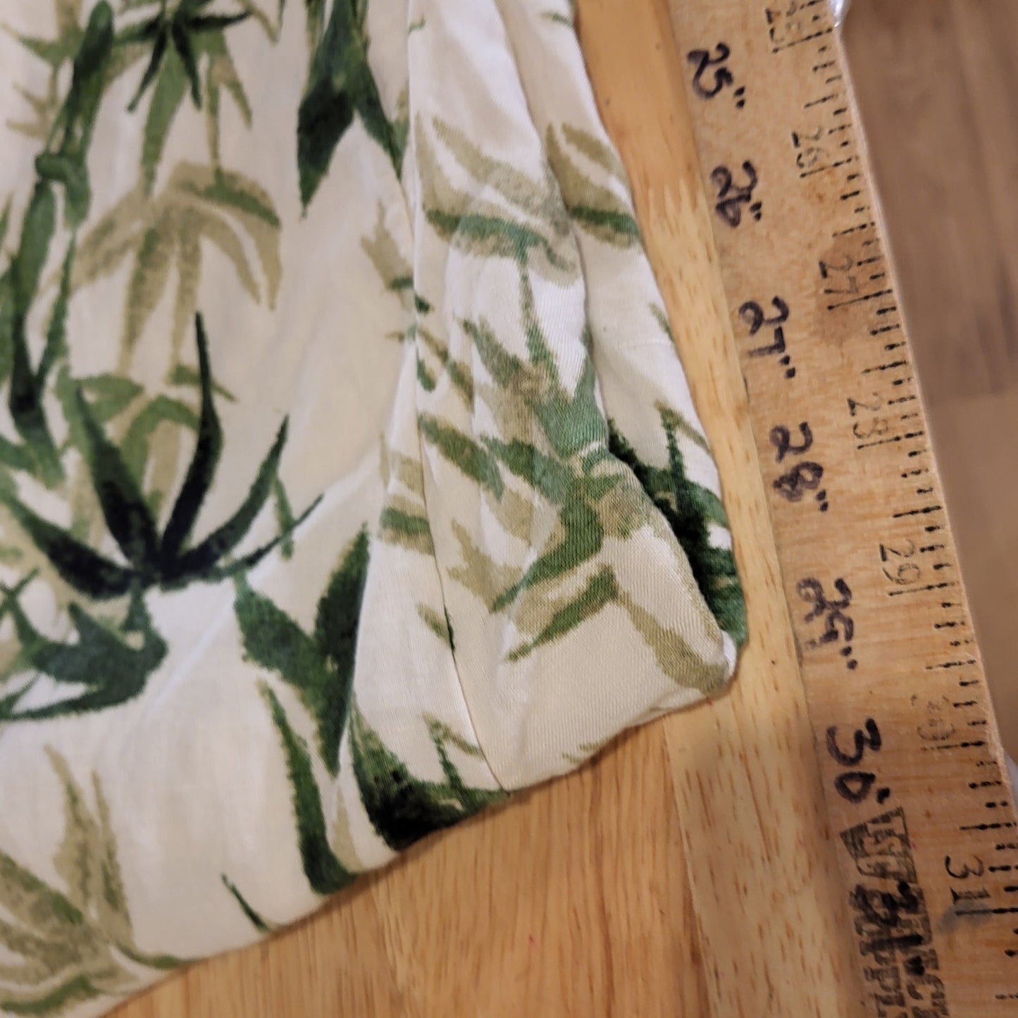 Nwt J. Jill Botanical Print Elastic Waist Wide Leg Nylon Blend Trousers XL Tall