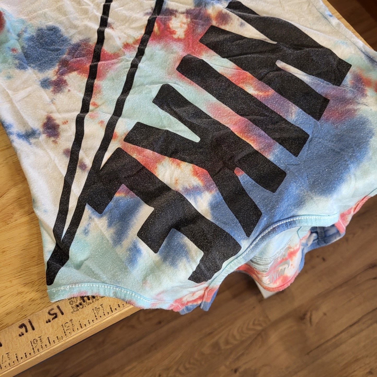 Nike Red White & Blue Tie Dye Tank Small USA 15" P2P