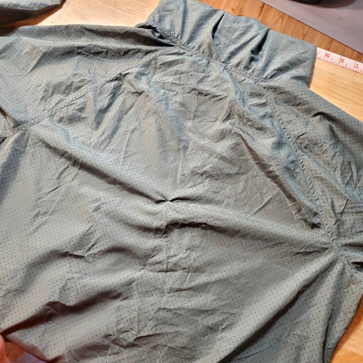 Old Navy Green Mesh Light Windbreaker Pullover Hooded Pocket Size XL