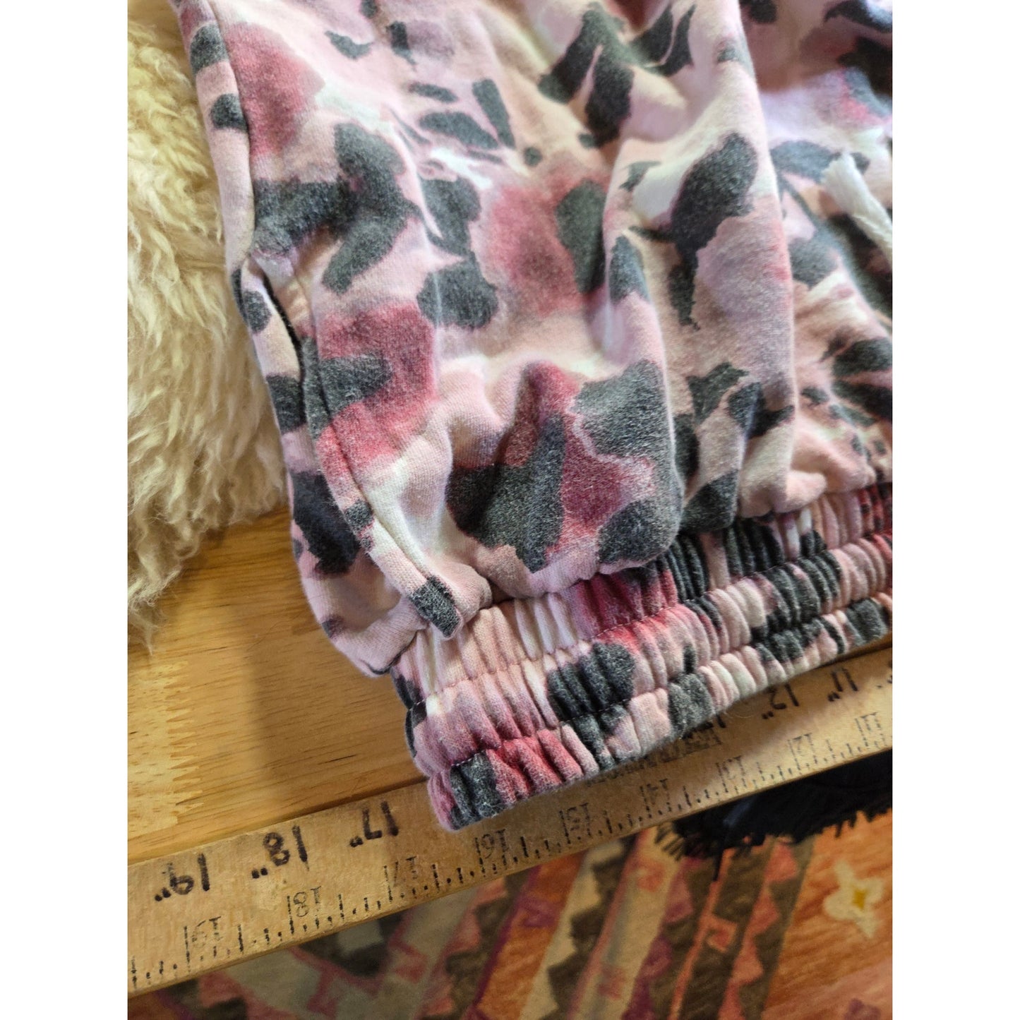 Dip Sustainable Two Piece Sweat short Ling Sleeve Tie Dye Pink Terrycloth XXL